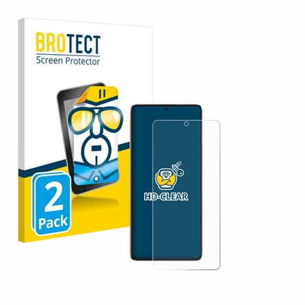 BROTECT - Screenprotector voor Xiaomi Poco F6 - Folie Beschermfolie transparant 2 Stuks