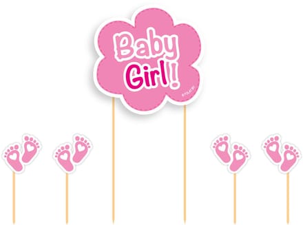 Folat - Cake Topper Baby Girl