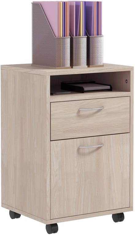 HOMCOM archiefkast - Spaanplaat - 40x35x60cm - Beige