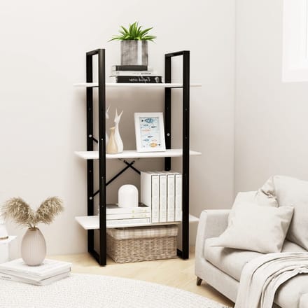 vidaXL - Opbergrek - 60x30x105 - cm - massief - grenenhout - wit
