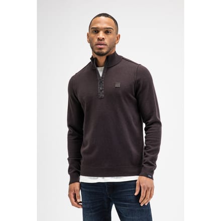 Butcher of Blue Clifton Halfzip Topaz Brown Größe: XL | Pullover Outlet | Herren | Braun