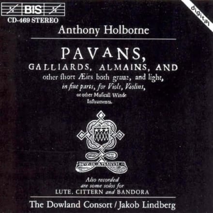 The Dowland Consort, Jakob Lindberg - Holborne: Pavans, Galliards, Almains (CD)
