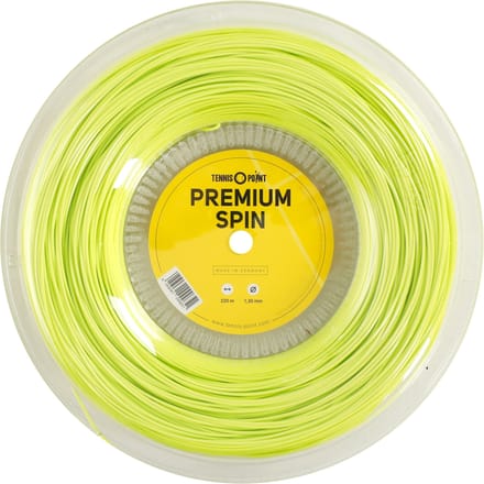 Tennis-Point Premium Spin Rol Snaren 220m-Limoen