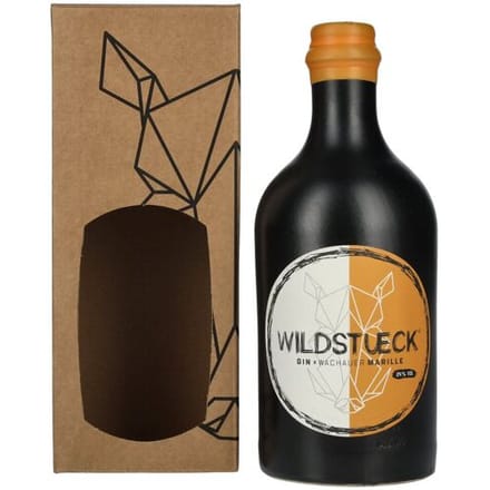 Wildstueck Gin x Wachauer Marille 24% Vol. 0,5l in geschenkverpakking