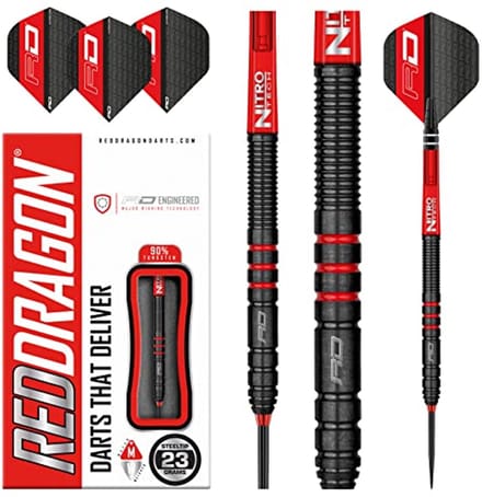 Professionele Tungsten Dartpijlen Set 23g met Vluchten en Shafts