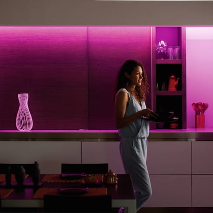 Philips Hue Lightstrip Plus uitbreiding 1 meter - Wit en gekleurd licht - Wit - 11,5W - Bluetooth - V4