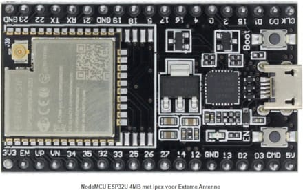 OTRONICÂ® NodeMCU ESP32U 4MB met Ipex voor Externe Antenne