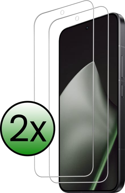 Screenprotector - 2 Stuks Geschikt voor Xiaomi 15T Pro - Extra Sterk - Beschermglas - Gehard Glas - Tempered Glass - Screen Protector