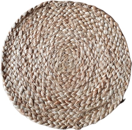 Van René Pannenonderzetter Naturel Jute rond 22cm per 2 stuks