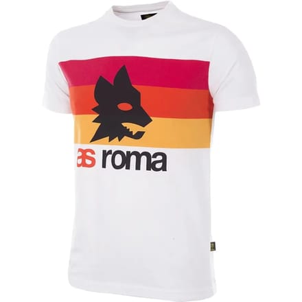 COPA - AS Roma Retro T-Shirt - XS - Wit