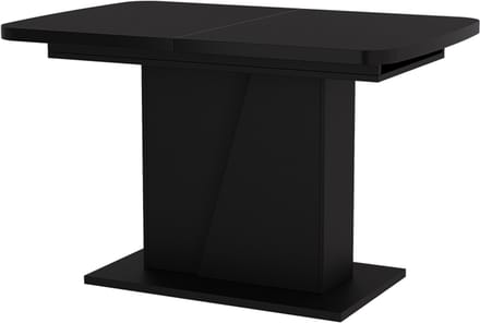 Vicco Eettafel Fenaro, Zwart, 120-160 x 80 cm uitschuifbaar