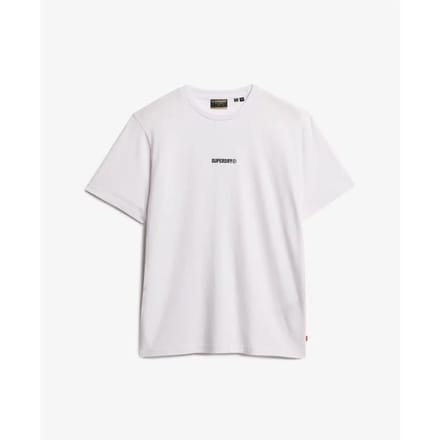 Superdry Micro Logo T-shirt Met Korte Mouwen Wit M Man