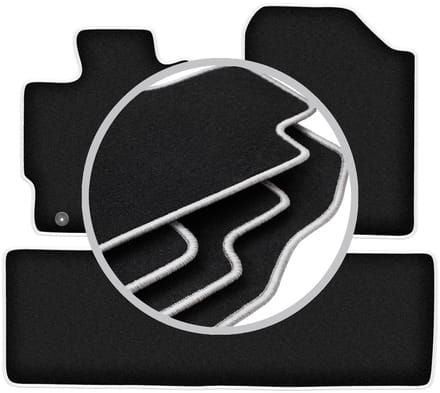CARLUX-SILVER automatten voor: Toyota Yaris III benzine (2011-2019)