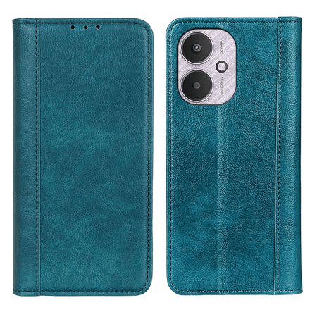 Comfycase Redmi 13C Leren Portemonnee Hoesje Turqoise