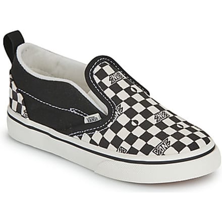 Vans  Instappers Slip-On V GEO CHECK BLACK/WHITE