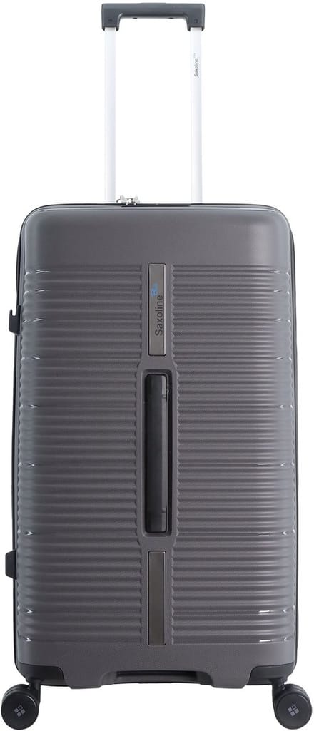 Saxoline Blue Overly Harde koffer / Trolley / Reiskoffer - (Medium) - Zilver - Zilver / Medium