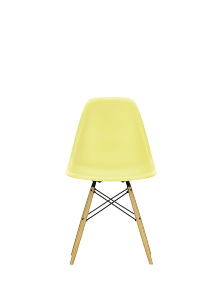 Vitra DSW Eames Plastic Side Chair - citron RE - gelige esdoorn
