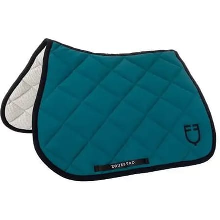 Springzadel met geborduurd logo voor paard Equestro