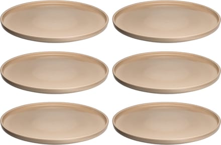 Leonardo Roma bord 27cm abrikoos - set/6