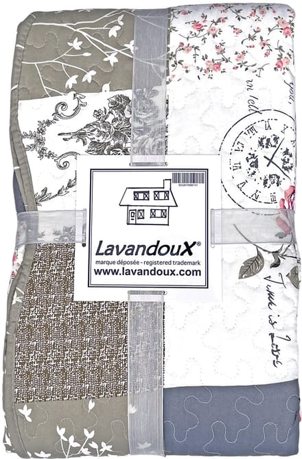 Lavandoux - Bedsprei - Vintage Rose - 240 x 220cm - 2-persoons - Beige