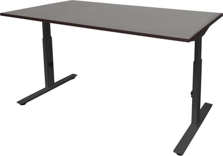 Verstelbaar Bureau - Linesto 200x80 logan - zwart frame
