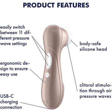 Satisfyer Pro 2 Next Generation - Luchtdrukvibrator met 11 intensiteitsniveaus - waterdicht