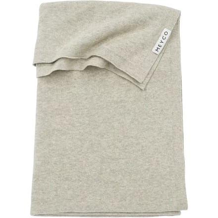 Meyco Baby Knit Basic wiegdeken - sand melange - 75x100cm - 1.0 TOG