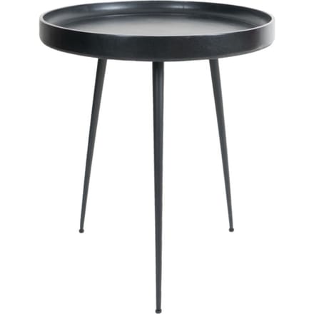 Salontafel Sarno Zwart 60 x 60 cm - Rond - Industrieel