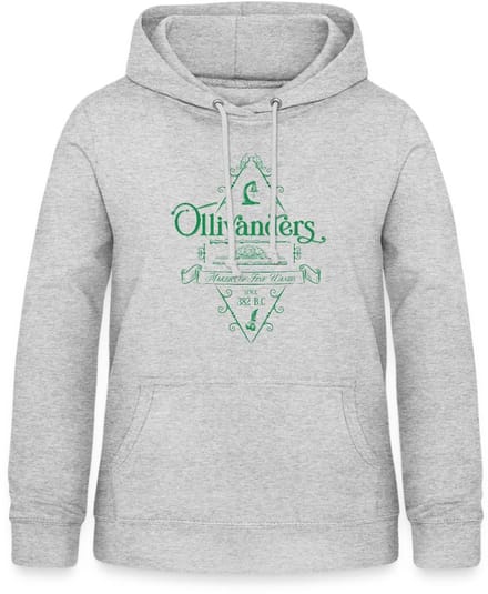 Harry Potter Olivanders Winkel Groen Logo Hoodie Dames