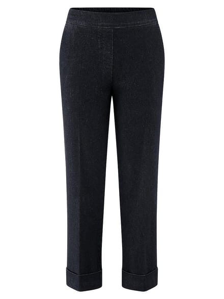 Straight Fit-7/8-jeans Van Peter Hahn denim