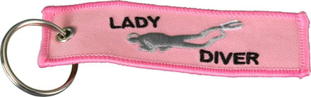 Procean sleutelhanger lady diver roze