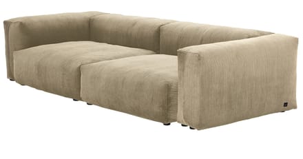 vetsak Large 2-Zits Cord Velours - Cord Velours kaki