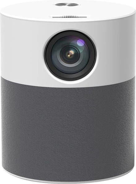 ELEMENTKEY BEAM6® Full HD WiFi Beamer – Android 9.0 – 1920x1080P – Stil – 120 ANSI – AirPlay – Home Cinema – Wit/Grijs