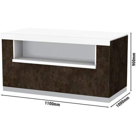 GGM Gastro Neutralelement PRAG - 1100mm Bruin / Wit