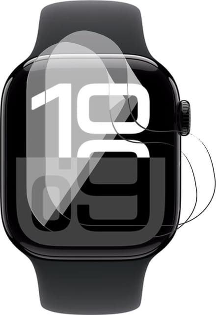 Screenprotector geschikt voor Apple Watch Series 10 42mm - 2x FlexGuard Screen Protector
