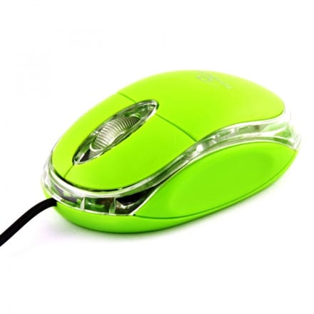 Titanum 3D Raptor TM102G - Omschrijving - Optische Muis - Groen - Transparant