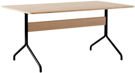 &Tradition Pavilion Eettafel AV18, AV19 & AV24 - geolied eiken - black - 160 x 90 cm