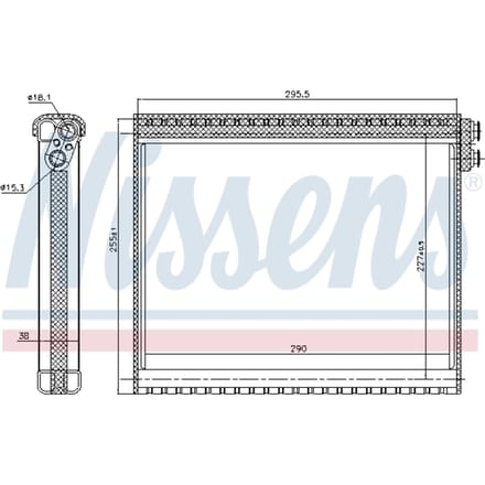 Verdamper, airconditioning NISSENS 92341