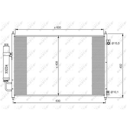 Condensor, airconditioning NRF 35873