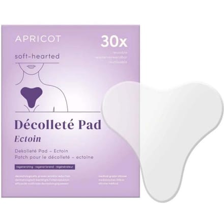 APRICOT decolletépad met ectoïne – herbruikbare verzorging voor een gladde halslijn 1 Pads