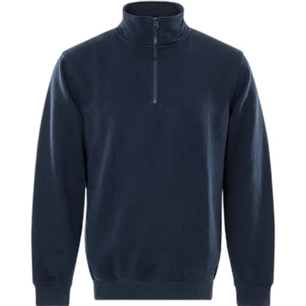 Fristads Sweatshirt Met Korte Ritssluiting 1737 Swb - Donker marineblauw - M