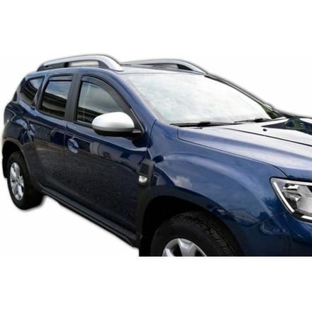 Luchtdeflectoren - J&;J AUTOMOTIVE - Dacia Duster 2017-2024 - Gerookt - Versterkt Acryl - Eenvoudige Installatie