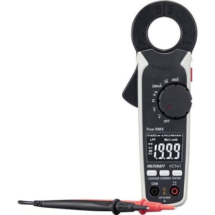 VOLTCRAFT VC541 Stroomtang Digitaal CAT III 600 V Weergave (counts): 2000