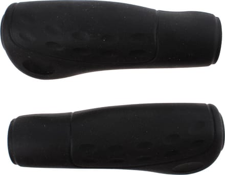 Westphal Ellipsis handvatten - ergonomisch - softgrip - 122 mm - zwart