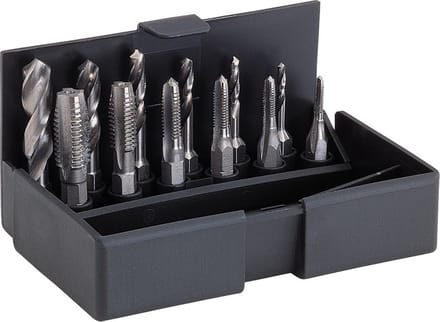 Völkel Tap-Bit-set met Spiraalboor Bits - M3-M10