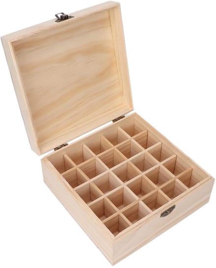 Dailygoods- Etherische Oliedoos - Draagbare Houten Opbergdoos