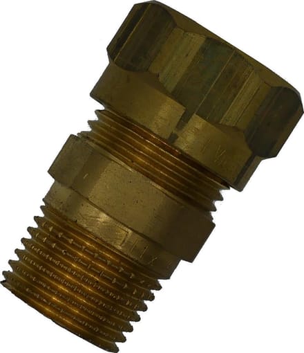 Viega schroefverbinding 1021 in R1 / 2 x 17 mm messing - 113896