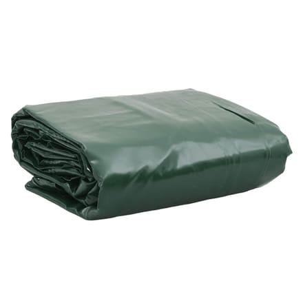 vidaXL - Zeil - 650g - / - m² - Groen - 4 - x - 8 - m - Canvas - met - PVC-coating
