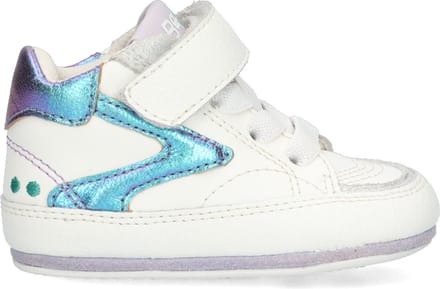 Zach Zacht Babyschoentjes Meisjes Wit Multicolor