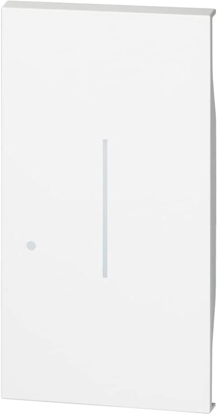 Drukknop Wit - Schakelaar Knop - Verlichting Bediening - Living Now Serie - 2 Modules - Wit
